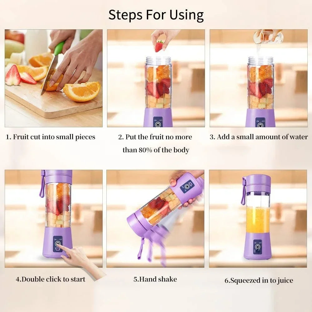USB Rechargable Smoothie & Juice Maker