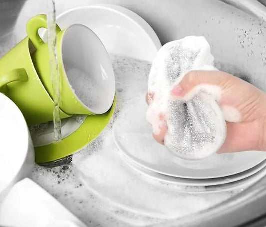 Round Wire Dish Wash Sponge