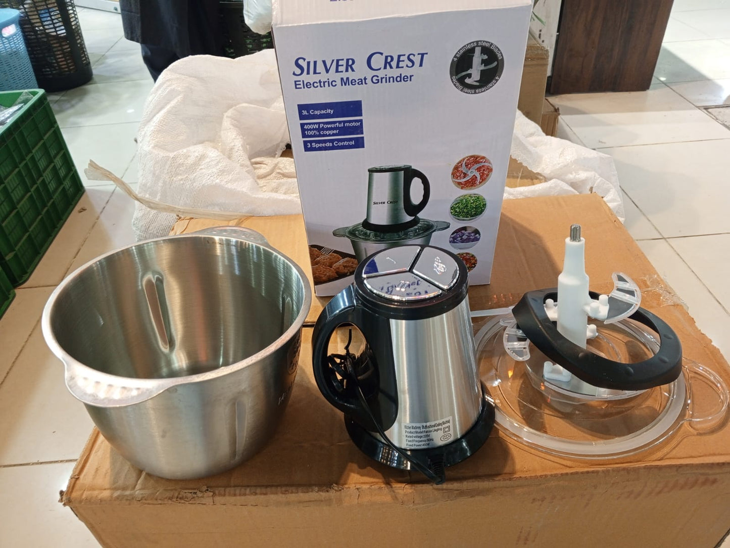Silver crust 3 ltr chopper