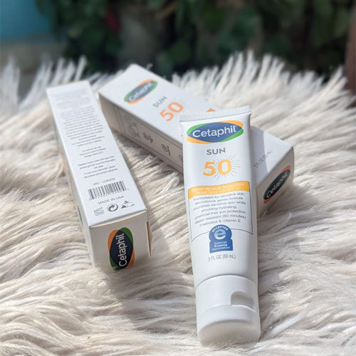 Cetaphil Sheer Mineral Sunscreen Broad Spectrum Spf50 89ml
