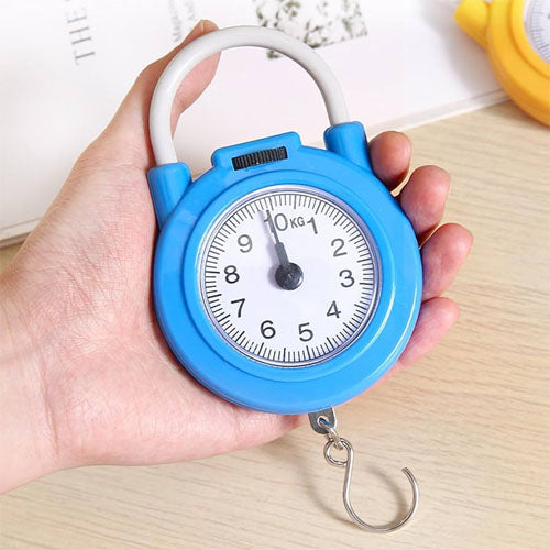 10KG Portable Scale Spring Scale for Luggage Travel Kitchen Easy to Carry