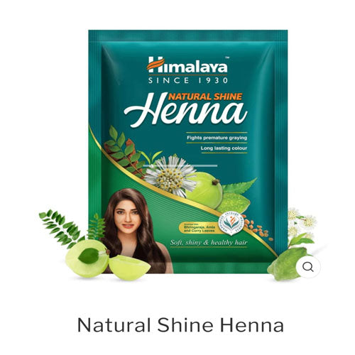 Himalaya Natural Shine Henna Natural Black Mehndi Pack Of 6pcs