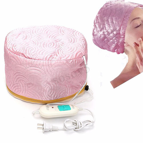 Electric Hair Steamer Cap for Hair SPA Waterproof Deep Conditioning Thermal Heat Hat