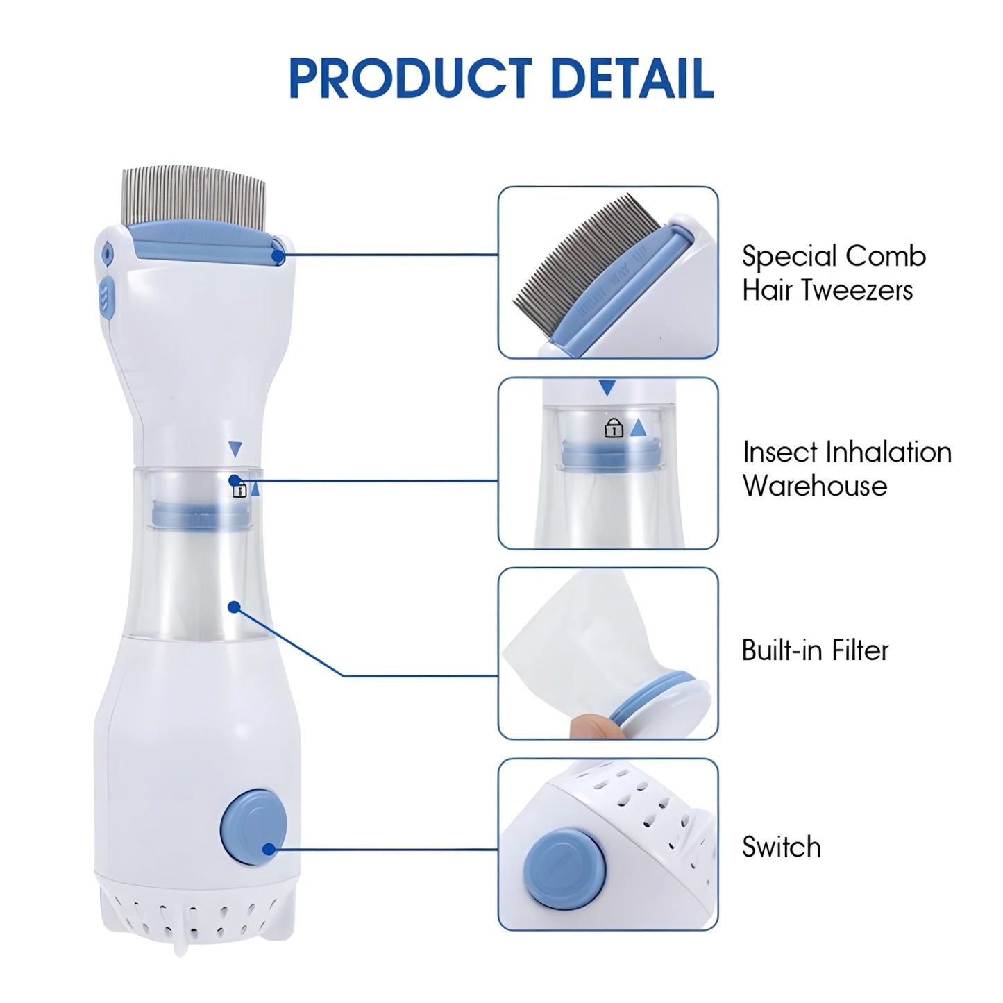 Efficient Flea & Lice Cleaning Comb