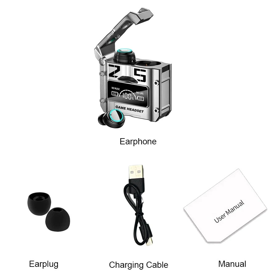 M25 TWS Bluetooth 5.3 Earbuds