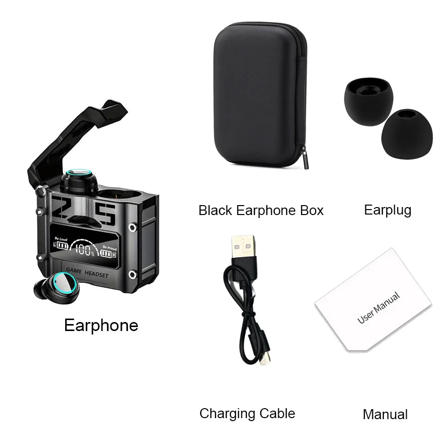 M25 TWS Bluetooth 5.3 Earbuds